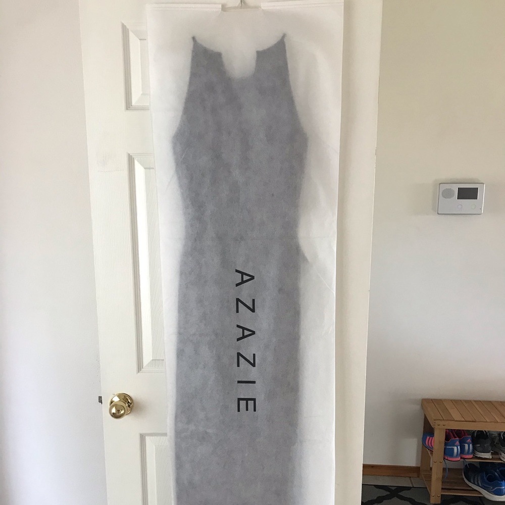 NEW Bridesmaids Dress Azazie Bonnie Navy Blue A4 - Picture 3 of 6